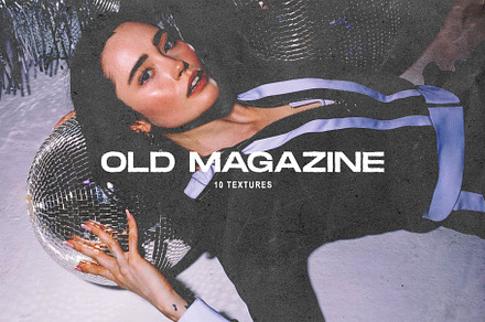 Old Magazine Offset Overlay Textures, a Texture Graphic by Goodies.Buro