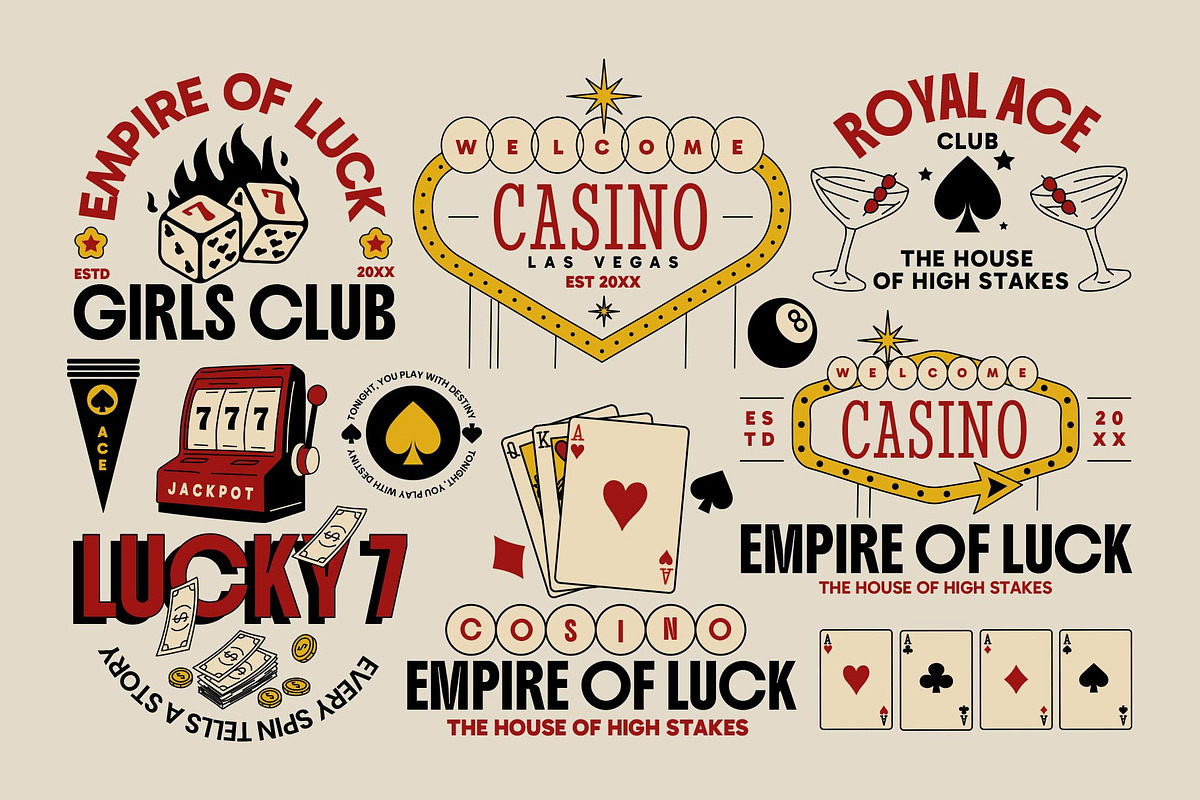 Vegas Casino Pack, an Object Graphic by Pixflow (Photo 4 of 8)