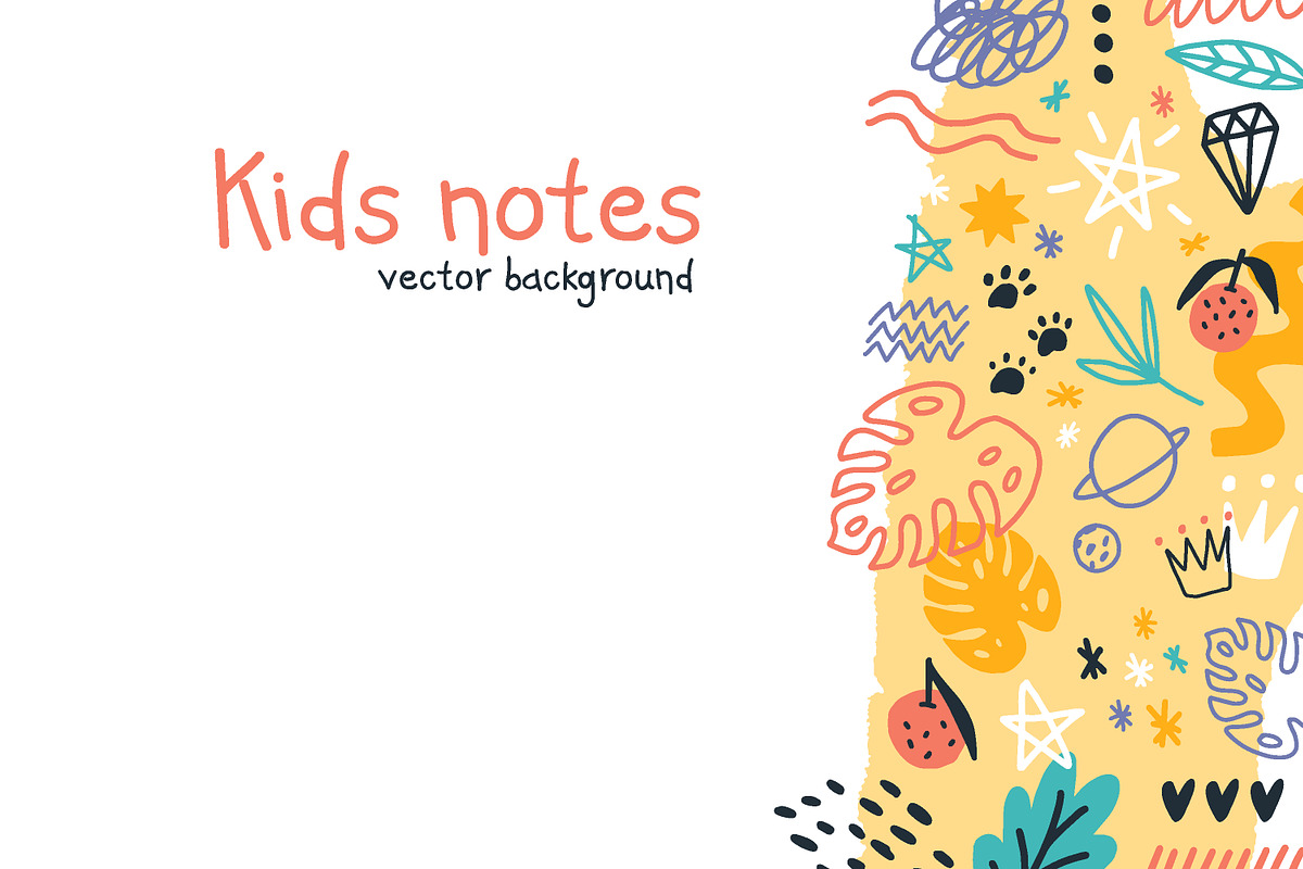 Doodle planner backgrounds set, a Decorative Illustration by Good Studio (Photo 4 of 6)
