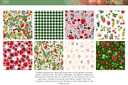 Berry Bliss Seamless Patterns, an Illustration by fashionaddict (Thumbnail 3 of 6)
