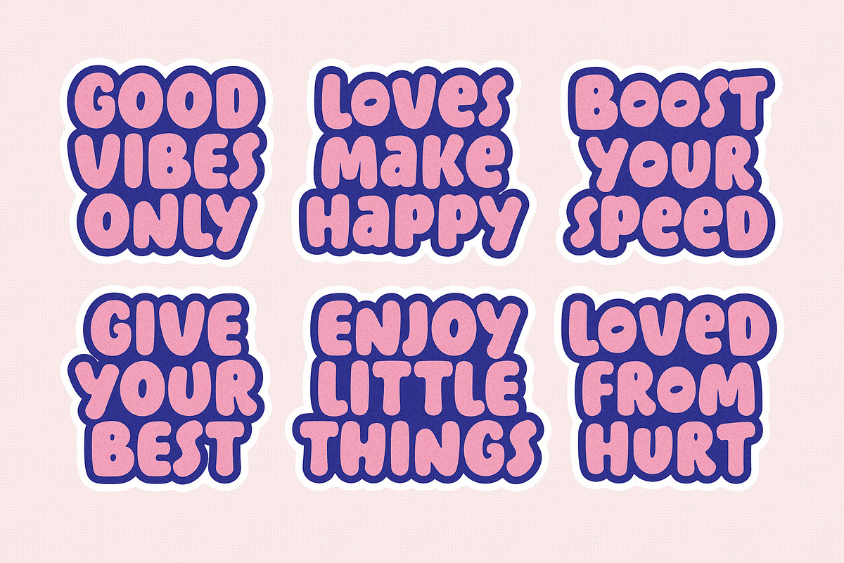 Bubble Garden - Playful Bubble Font, a Sans Serif Font by Four Lines Std. (Photo 2 of 11)