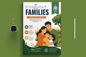 International Day of Families, a Flyer Template by MightyDesign