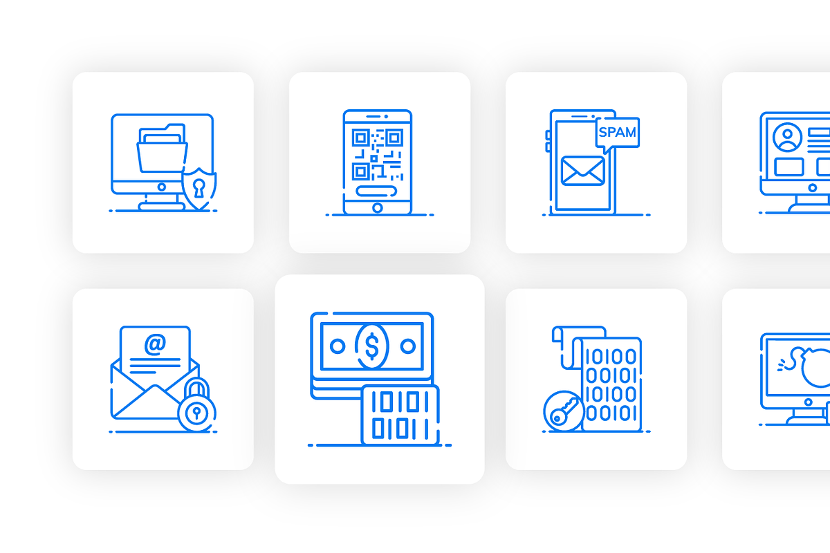 Cybersecurity Icons Set, an Outline Icon by Brickclay (Photo 7 of 7)