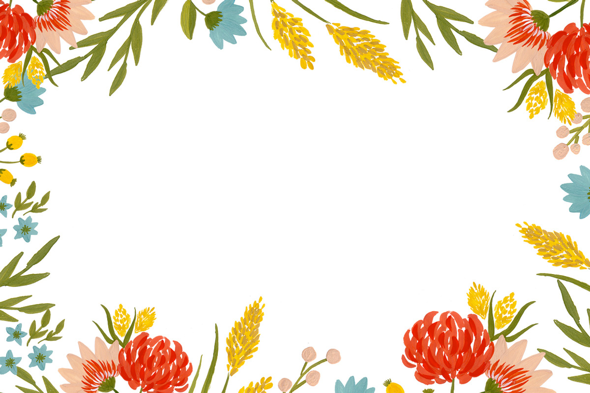Summer Flowers Illustration, a Decorative Illustration by AnzhelikaGerman (Photo 4 of 6)