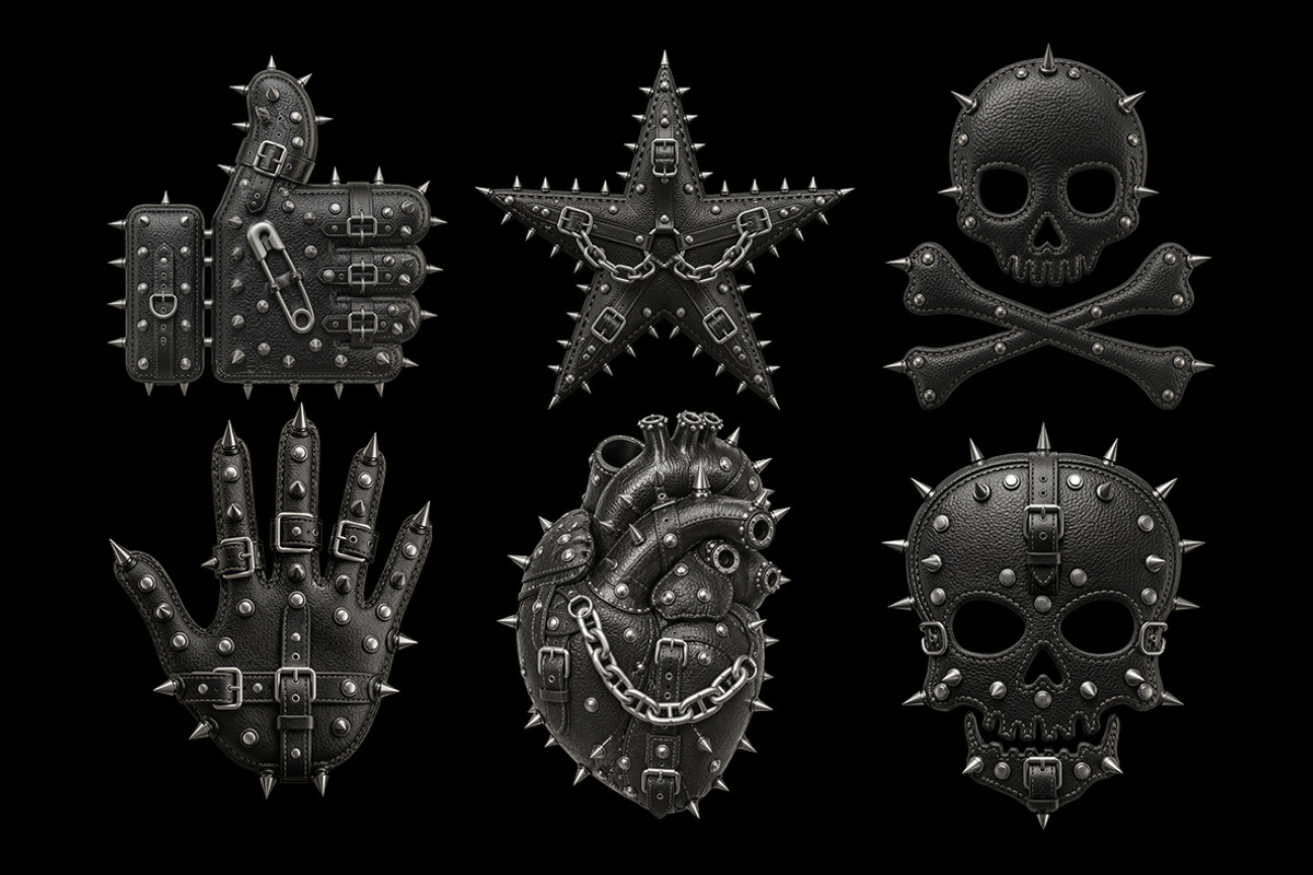 Black Punk Font, a Sans Serif Font by Handmadefont (Photo 6 of 18)