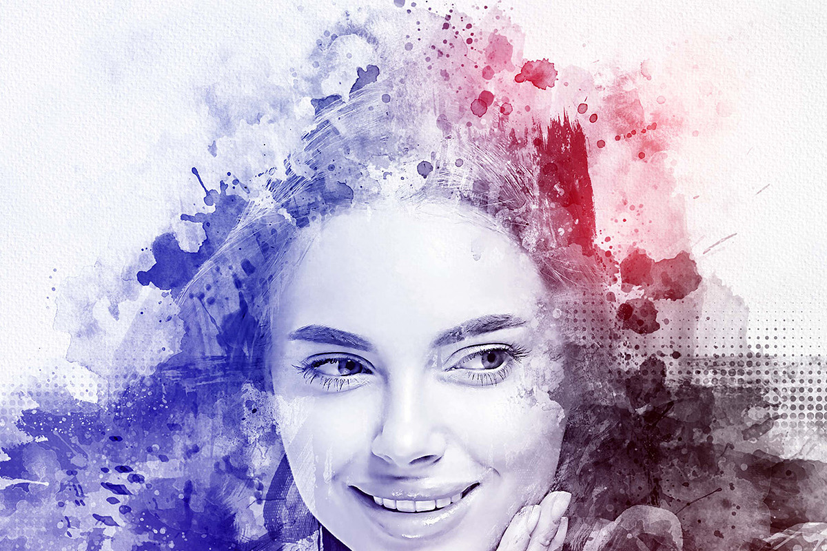 Mixed Media Art Watercolor Effect, an Action Add-On by MRI STUDIO (Photo 17 of 17)