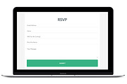 Clean and Modern Wedding Template, a Bootstrap Template by Wil Waldon (Thumbnail 3 of 3)