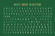 Riffle Rough, a Serif Font by Craft Supply Co. (Thumbnail 8 of 8)