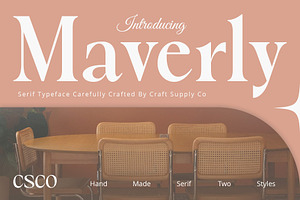 Maverly Serif Typeface