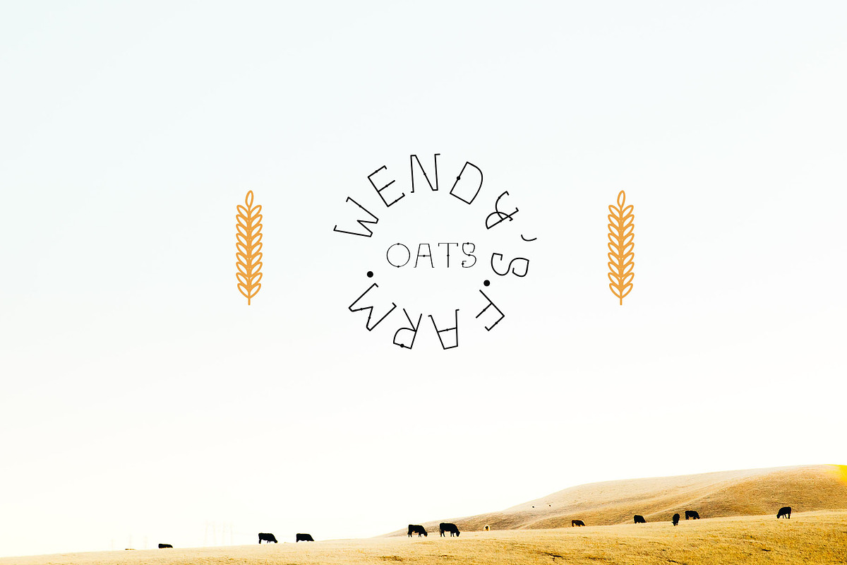 OLD MILL Font preview 4