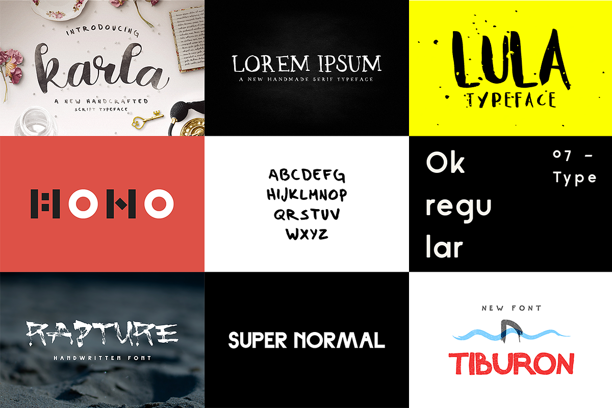 40 Fonts for $29 Hurry!!!, a Font by Noe Araujo (Photo 3 of 4)