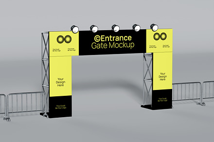 Entrance Gate Mockup