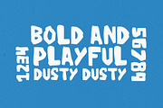 Dusty Dusty | Hand Drawn font, a Handwritten Font by Supersimbo © (Thumbnail 3 of 7)