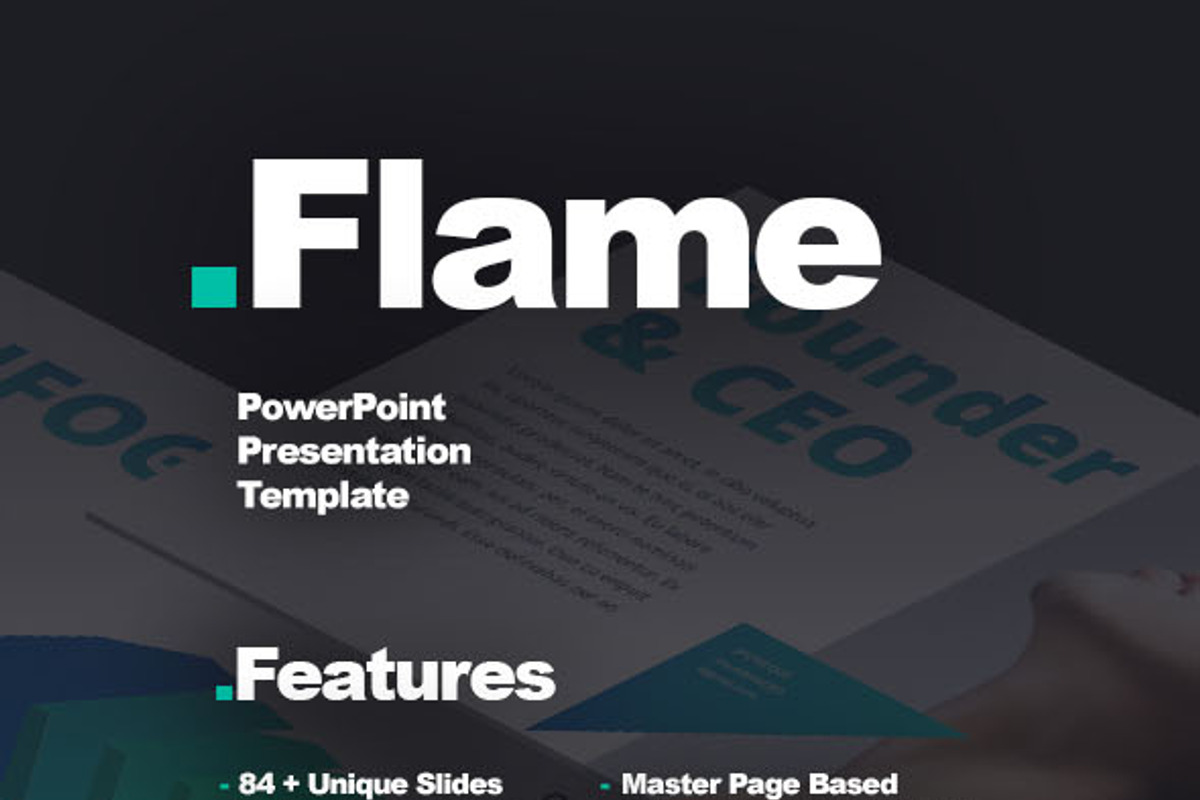 Flame Presentation Template, a Presentation Template by oyunerdene99 (Photo 1 of 13)