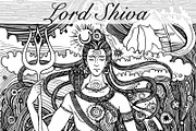 Shiva and Shakti vector illustration, an Illustration by Mehendra Art (Thumbnail 1 of 2)