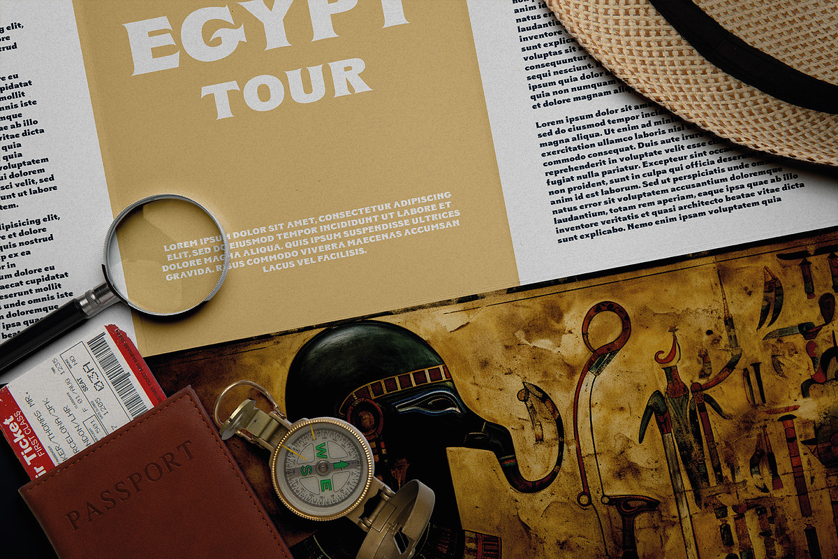 Thoth Legacy - Egyptian Typeface, a Serif Font by HipFonts (Photo 10 of 10)