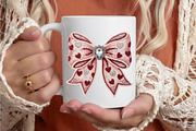 Coquette Bow Heart Png, an Illustration by Designking (Thumbnail 5 of 6)