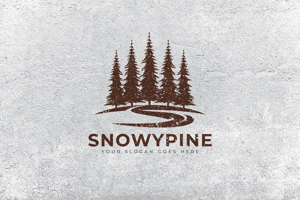 Snowy Pine Logo Template, a Templates & Theme by Maximum Designstudio (Photo 2 of 4)