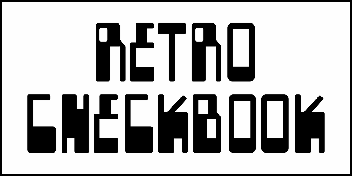 Retro Checkbook JNL, a Font by Jeff Levine Fonts (Photo 2 of 5)