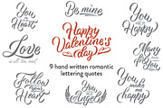 Valentine's day Lettering collection, an Illustration by Nadya Asaturyan (Thumbnail 1 of 4)