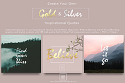 GOLD & SILVER FOIL WORD OVERLAY PACK, an Object Graphic by Illumineer Media & Design (Thumbnail 3 of 12)