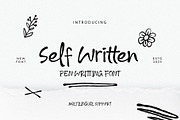 Self Written - Pen Writting, a Handwritten Font by Lettermine (Thumbnail 1 of 10)