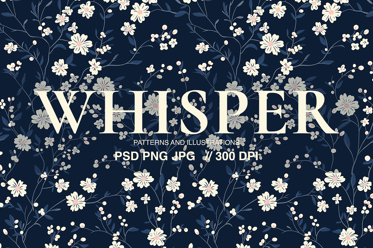 Whisper Elegant Vintage Pattern, a Pattern Graphic by Mariia Kovalchuk (Photo 1 of 14)