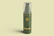 Airless Pump Cosmetic Bottle Mockup, a Cups & Container Mockup by Digitalphaser (Thumbnail 4 of 5)