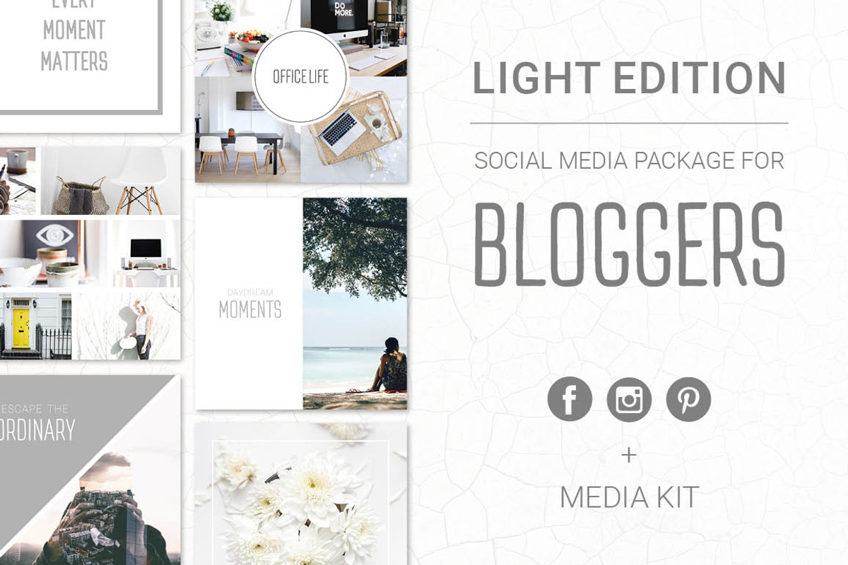Social Media Package - Light, a Social Media Template by Annemiek van Luinen (Photo 1 of 14)