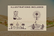 Oasis Font + Illustrations, a Sans Serif Font by CactusGroveBranding (Thumbnail 3 of 4)