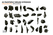 45 Procreate Painterly Brush Stamps, a Brush Add-On by CC CREATIVE CO (Thumbnail 12 of 15)