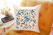Vintage William Morris Style Floral, a Pattern Graphic by SVGArt (Thumbnail 3 of 9)