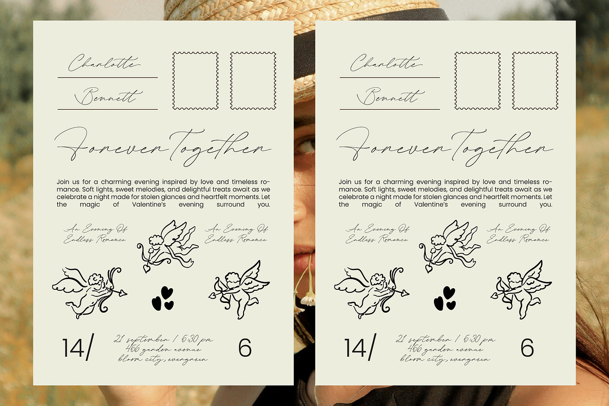 Melghita Elegant Calligraphy Script, a Script Font by Letterena Studios Script (Photo 8 of 10)