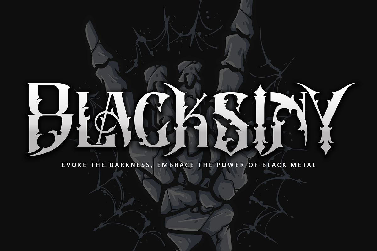 Blacksiny, a Blackletter Font by Letterara (Photo 1 of 12)
