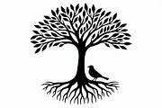 Nature Tree Vector Collection, an Illustration by BIPLOB EXPERT (Thumbnail 7 of 9)