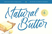 Natural Butter Bold Handwritten Font, a Script Font by Letterena Studios Script (Thumbnail 1 of 20)