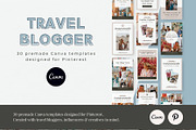 Travel Blogger Pinterest Bundle, a Social Media Template by Fallon Gerst (Thumbnail 10 of 10)