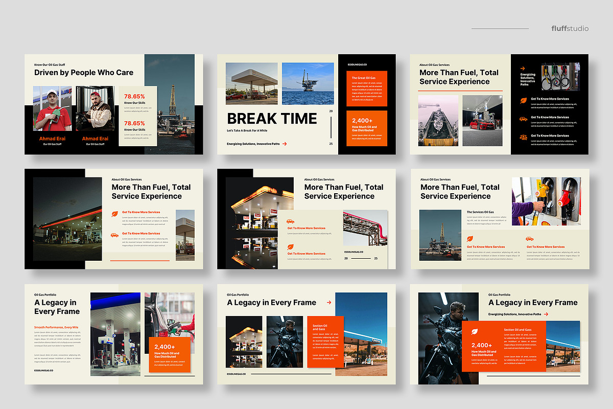 Oil & Gas Keynote Template, a Presentation Template by fluffstudio (Photo 3 of 4)