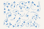 Romantic Vintage Floral Clipart, a Decorative Illustration by Century Library (Thumbnail 5 of 10)