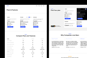 SAAS Website Figma Template, an UI Kit Template by Rozepaars Design (Thumbnail 3 of 4)