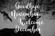 Ho ho ho December, a Script Font by Barra & Beryl Co. (Thumbnail 4 of 8)