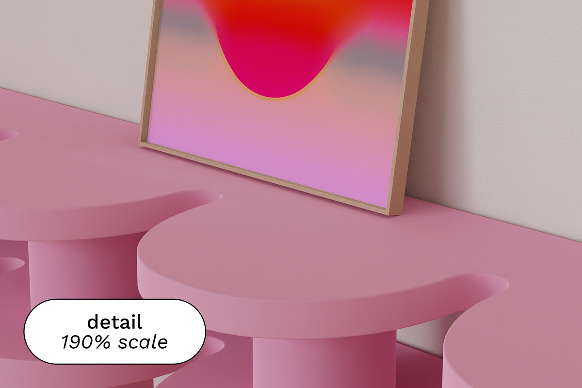 Framed Poster Mockups Bundle, a Print Template by Bonumo (Photo 4 of 18)