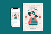 Women's Day Girl Hat, a Flyer Template by Me55enjah Design (Thumbnail 1 of 4)
