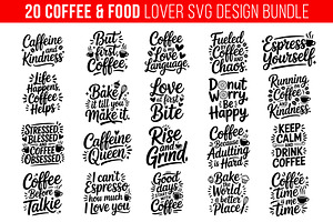 Coffee & Food lover SVG Bundle, an Object Graphic by himelgfx
