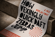 Edge Blocks - Textured Display, a Font by Indotype Foundry (Thumbnail 7 of 10)
