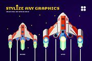 Multi App Pixel Mania Brushes, a Brush Add-On by brushapes.com (Thumbnail 5 of 9)