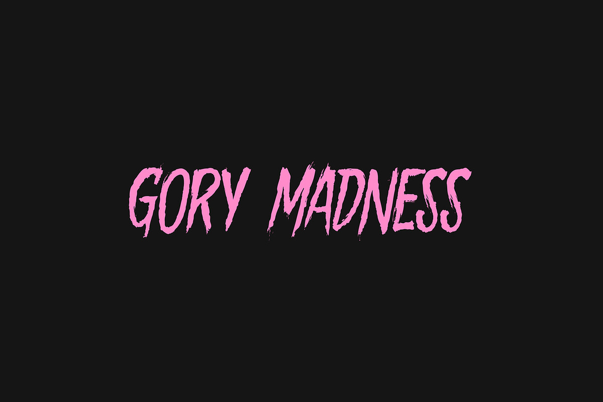 Gory Madness, a Blackletter Font by Mirco Zett (Photo 6 of 7)