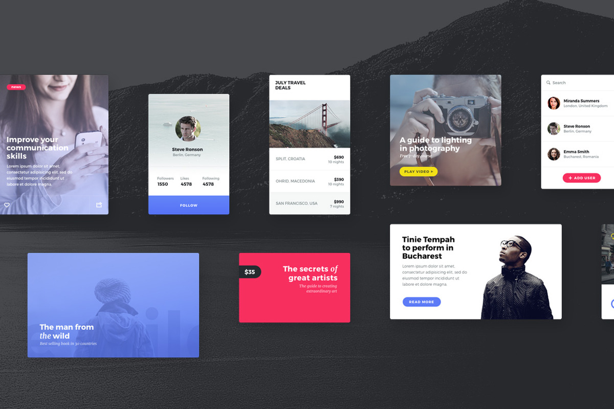 Exeo UI Kit, an UI Kit Template by erigon (Photo 3 of 4)
