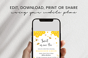 Bee Baby Shower Invitation Bundle, a Card Template by Shinehoon (Thumbnail 5 of 8)