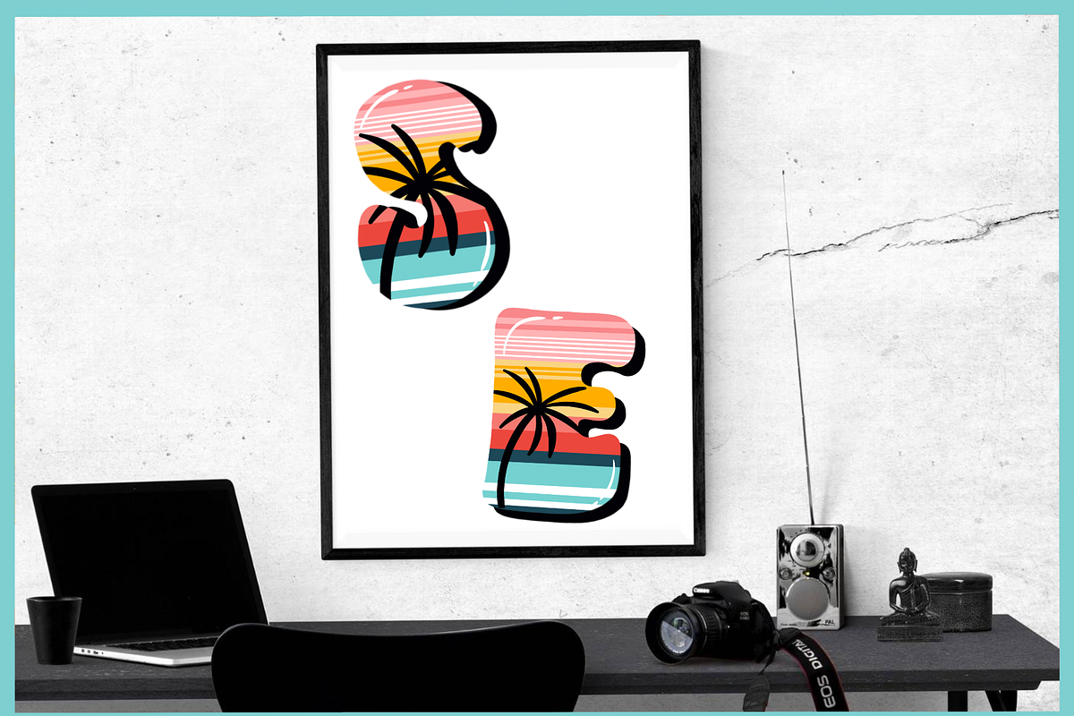 Summer-PNG fonts, a Symbol Font by It me digital art (Photo 6 of 6)